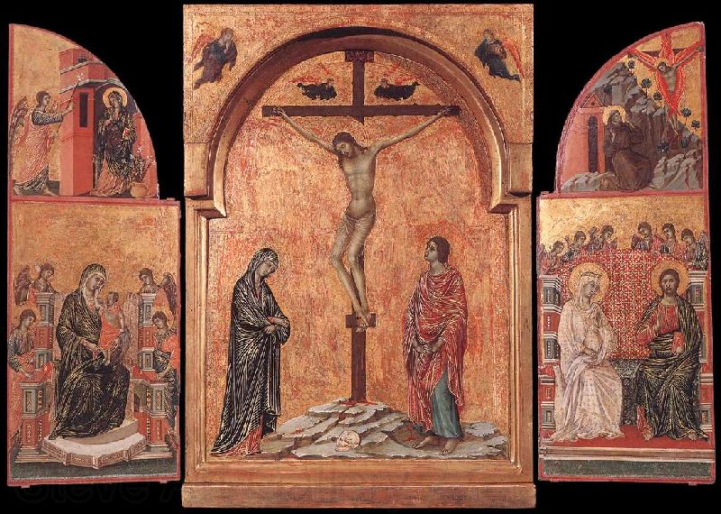 Duccio di Buoninsegna Triptych sdg Spain oil painting art